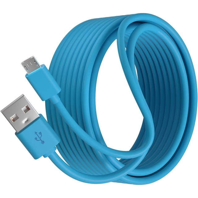 6ft Long PS4 Controller Charging Cord for Xbox One Controller,Dual Shock 4,Charge and Play Wire, Micro USB Fast Charger Data Sync Cable
