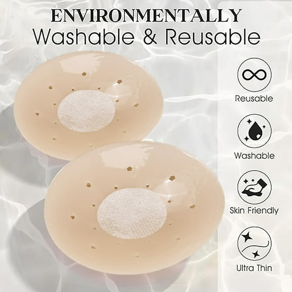 Women's Traceless Thin Breathable Silicone Nipple Cover Pasty Petals Sticky Bras for Women Large Bustier Bra for Women Bra Pasties Bra Clips Extensions Strapless Sticky Bra Body Suit Pasty Covers