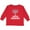 Red, variant on Inktastic Happy Hanukkah Menorah Boys or Girls Long Sleeve Toddler T-Shirt