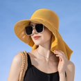 thumbnail image 7 of WKSCLPAI Sun Hat for Women,Outdoor Wide Brim Sun Hat,Fashionable Neck Protection Sun Hat with Wide Shawl,Sun Protection and Breathability, 7 of 7
