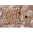 thumbnail image 2 of Tiki Bar Fluffy Throw Pillow Cushion Cover, Sixties Retro Inspired Hawaiian Party Happy Tiki Pattern Colorful, Rectangle Accent Pillow Case, 36" x 16", Multicolor, by Ambesonne, 2 of 5