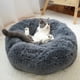 thumbnail image 5 of Soft Plush Round Pet Bed Cat Soft Bed Cat Bed for Cats Small Dogs, 5 of 5