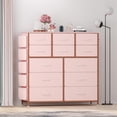 thumbnail image 5 of GAOMON Homhougo Dresser for Bedroom with 12 Drawers Steel Frame, Pink, 5 of 8