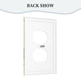 thumbnail image 4 of ZICANCN Outlet Covers Wall Plate, Lots Cartoon Vegetables Light Switch Cover Decorative, Duplex Toggle Combo 1-Gang, 4 of 9