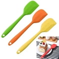 thumbnail image 2 of 3 Pc Mini Silicone Spatula Heat Resistant Mixing Utensil Serving Cooking Kitchen, 2 of 4