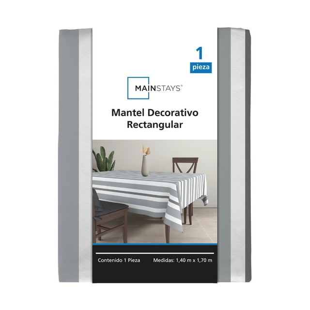Mantel Mobi Lineas gris