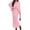 Pink, variant on Women's Fall Two Piece Matching Skirt Sets Long Sleeve Tops Maxi Long Slit Bodycon Skirts Vacation Outfits