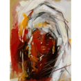 thumbnail image 2 of Ethnic Woman with white turban Poster Print by Maria Nella Fadda, 2 of 2