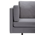 thumbnail image 5 of vidaXL Corner Sofa Light Gray Fabric, 5 of 7