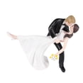 thumbnail image 3 of Wedding Cake Dolls Miniature Scene People Collectible Hand Painted Ornament Bride and Groom Set Wedding Cake Toppers for Wedding Sand Table white, 3 of 8