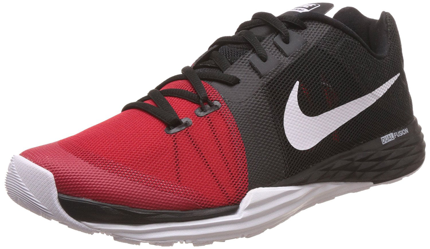 nike dual fusion red and black