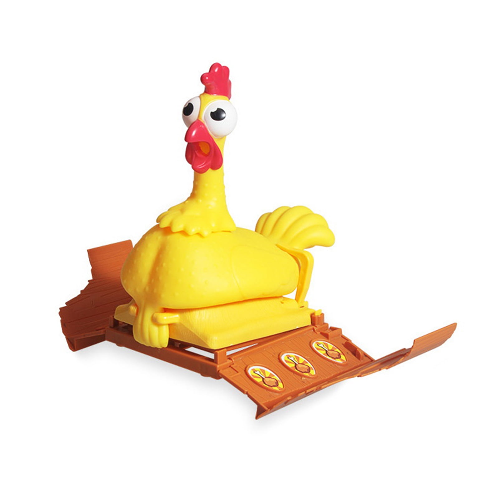 Interactive Toy Set with Turntable Base, Dice, and Smooth EggLaying