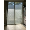 thumbnail image 3 of BSHAPPLUS® 17.7"x78.7" Flower Window Privacy Film,Floral Glass Window Film,Frosted Window Sticker,3D Window Decals Non Adhesive for Bathroom Living Room Office, 3 of 12
