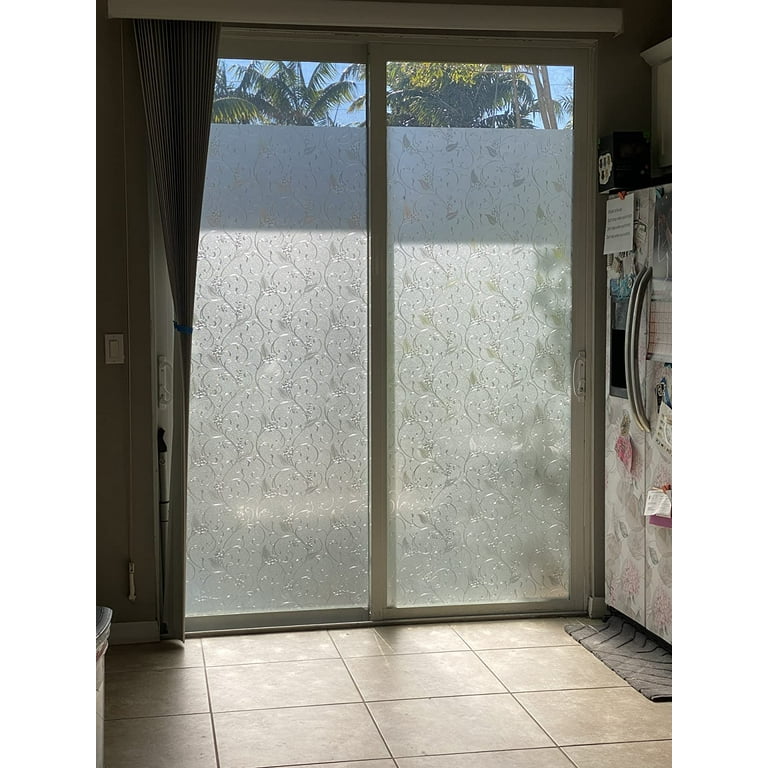 Frosted glass sticker is best choice for glass and privacy.