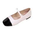 thumbnail image 2 of longantii Mary Jane Shoes for Women Slip on Dressy Ballerina Flats 2026 New Comfy Non-Slip Shoes for Office Casual Work White, 2 of 6