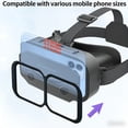 thumbnail image 3 of 3D VR Headset, Virtual Reality Goggles Compatible with iPhone & Android Smartphones, 3 of 11