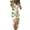 Green, variant on Women's Sexy Off Shoulder Floral Printed High Slit Waist Ruched Bodycon Evening Party Short Sleeve Dresses