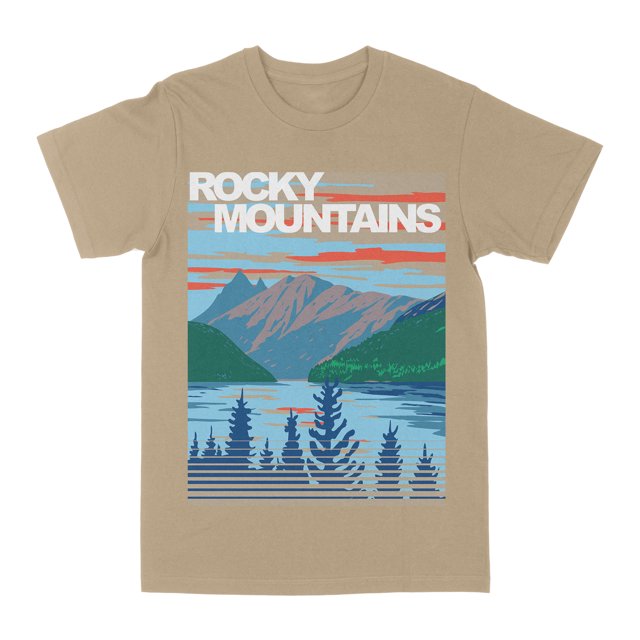 Americana Collection Rocky Mountains T-Shirt Sable Petit