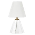thumbnail image 1 of Hudson & Canal ML0918 Makenna Mini Lampe de Table en Verre Clair, 1 of 3