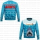 thumbnail image 3 of Sudadera con capucha navideña fea con estampado 3D de Santa Jaws Jaws 2024, nueva sudadera con capucha de moda para hombres, suéter para mujer, ropa deportiva, 3 of 5