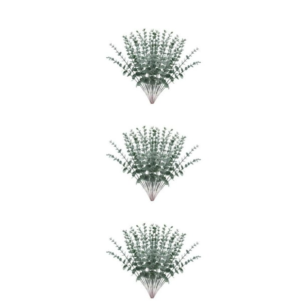 Wosthever 12 paquetes/lote de plantas simuladas de alambre de hierro con patrones de hojas transparentes, precio bajo, gran cantidad, decoración Type1 NO1