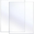 thumbnail image 1 of 2 Pcs 18 x 24 Inches Rigid Print Protectors Clear Hard Plastic Sheet Protectors Poster Sleeves for Protect Store and Display Photographs, Prints and Documents, 1 of 7