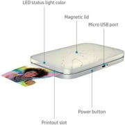 HP Sprocket Select Photo Printer – Zink Technology, Wireless Bluetooth 5.1, 2.3” x 3.4” Prints, Bundle