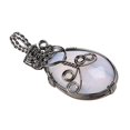 thumbnail image 2 of Ambre de bobinado Colgantes Piedra Joyería Fabricación de colres Marfil Zulema colgantes de cristal sinuosos, 2 of 8
