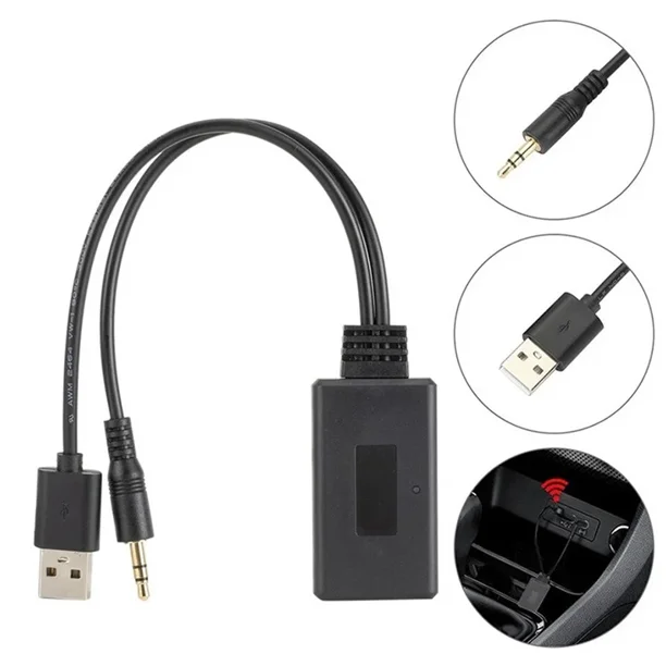 Universal Car Bluetooth Adapter Stereo Cable 