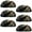Multicolored 1, variant on PhooArto 6 Pcs Cup Drawer Pulls, Galaxy Pug Dog Shell Shape Handles Cabinet Knobs for Dresser Cupboard Closet Wardrobe with Screws