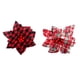 thumbnail image 4 of Cateissary Navidad tela de flores artificiales Festival de vacaciones de árbol de Navidad decoración colgante Año Nuevo adorno de Kits de decoración para fiestas Rojo, 4 of 6