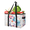 Multicolor 4, variant on CURLYOOT Cherry Black And White Flower Blossom Reusable Grocery Bag, Foldable Shopping Tote Bag with Reinforced Handles, Large Kitchen Grocery Bags for Shopping Groceries Picnic