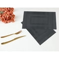 thumbnail image 6 of Unique Bargains Set of 6 Placemats for Kitchen Table Decor Black, 6 of 7