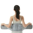 thumbnail image 6 of Yooshoverk Steel Reinforced Back Brace Adjustable Lumbar Support Belt Breathable Mesh Pain Relief Posture Corrector For Hernia Sciatica Heavy Lifting 4 Spring Splints Universal Size, 6 of 6