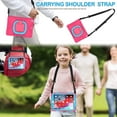 thumbnail image 5 of KOMI for iPad 9th/ 8th/ 7th Generation Case (iPad 10.2 inch Rugged Case 2021/2020/2019) with Screen Protector, Rotating Stand/Pencil Holder/Carrying Shoulder Strap Ring Kickstand (Rose Blue), 5 of 5
