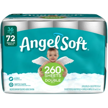 Angel Soft Toilet Paper, 36 Double Rolls