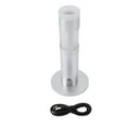 thumbnail image 2 of Lámpara De Florero LED, Lámpara De Mesa De Flores Con Tacto Regulable Y Carga USB, Pantalla De Vidrio Esmerilado Para Dormitorio, Sala De Estar, Escritorio De Oficina, 2 of 7