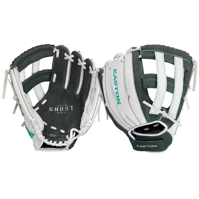 Guante de Softbol Easton GHOST FLEX Juvenil 11" Gris/Blanco/Menta
