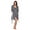 Black Hearts, variant on Casual Nights Women's Sleepwear 2 Piece Rayon Nightgown and Robe Set