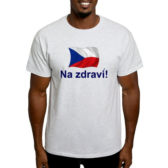 CafePress - Czech Na Zdravi! Light T Shirt - Men's Classic Graphic T-Shirt