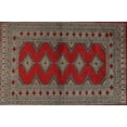 thumbnail image 1 of Ahgly Company Machine Washable Indoor Rectangle Traditional Rose Dust Purple Area Rugs, 6' x 9', 1 of 7