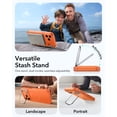 thumbnail image 4 of ESR Case with Stash Stand Compatible with iPhone 17 Pro Max, 7X Military-Grade Drop Protection & Camera Control, MagSafe Compatible Shock-Absorbing, Orange, 4 of 6
