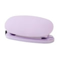thumbnail image 2 of Mini Metal Two Hole Punch | Double Paper Puncher 8 Sheet Capacity | Handheld Ruler Included | Compact Easy Clean Non-Slip Design | Purple Pink Green | 1 Pack, 2 of 6