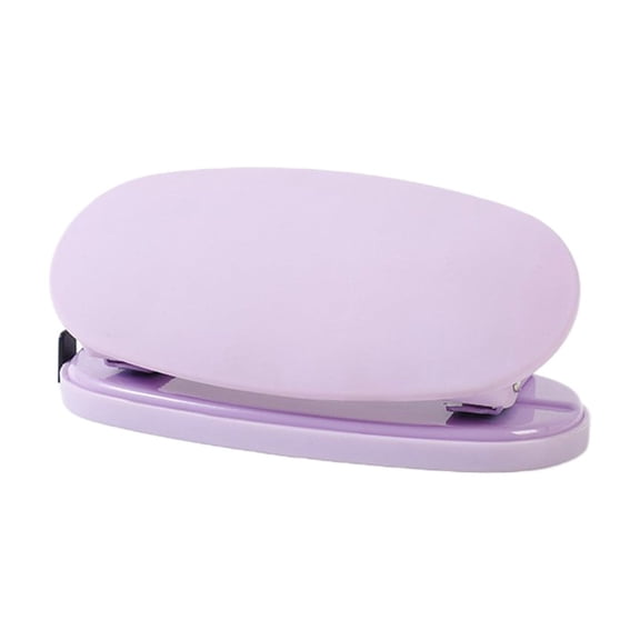 TACILIP Teacher Supplies, Mini Small Hole Punch 10 Sheet Paper Punch Capacity Double Hole Punch With Measuring Ruler Labor Saving Suitable For Office Use Or Gifts For Students, Home Gifts, 1PC