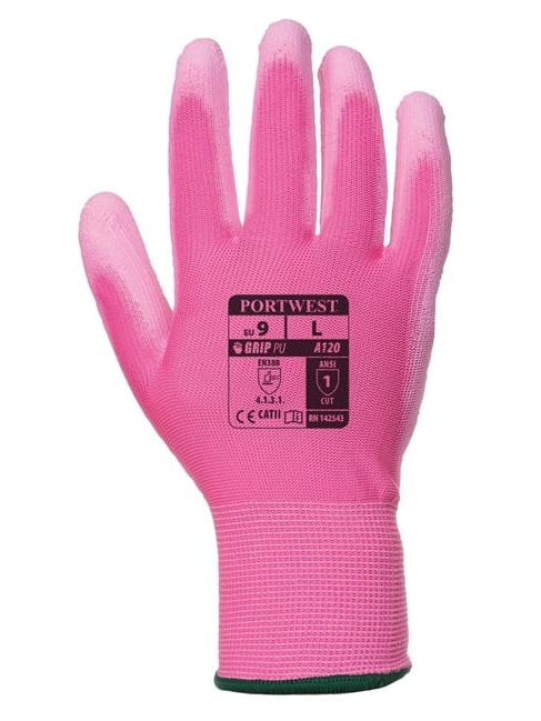 pink mechanic gloves