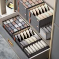 thumbnail image 3 of Cajón de armario para dormitorio, organizador de ropa interior, calcetines, sujetador, cajas de almacenamiento de ropa, armario, organizador de ropa, pantalones, calcetines, 3 of 5