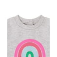 thumbnail image 5 of Wonderluxe Baby Girls' Long Sleeve Sweatshirt and Pant, 3-Piece Set, Sizes 0-3M-24M, 5 of 13