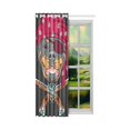 thumbnail image 2 of MKHERT Cute Dog Rottweiler Pirate Window Curtain Living Room,Bedroom Window Drapes 52x84 inch, 2 of 3