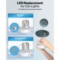 thumbnail image 3 of Sunco 12 Pack 6 Inch LED Recessed Lights, Retrofit Can Lights, Smooth Trim, 965 LM, 13W (75W Equivalent), Selectable CCT 2700K/30, 3 of 7