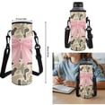 thumbnail image 7 of Pzuqiu Green Camo Pink Bow School Backpack for Girls with Lunch Box 12-14 Girls High School Bookbag Set of 4 with Lunch Tote Bag Pencil Case Water Bottle Holder Kids Schoolbags 5th Grade/6th Grade, 7 of 7